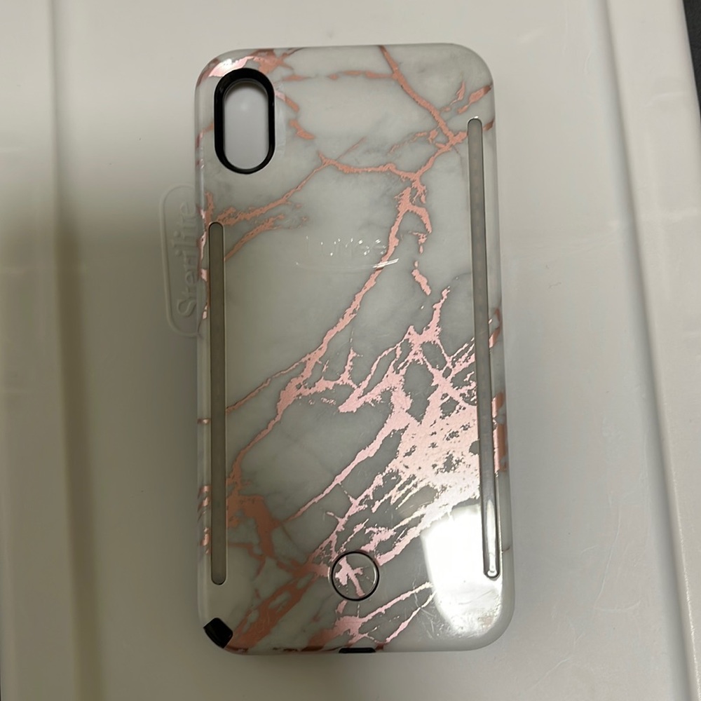 iPhone XS Max Selfie Light Phone Case